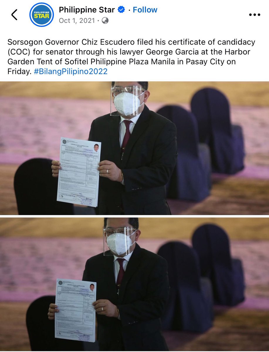 jesusfalcis's tweet image. FACTS FIRST

1. COMELEC under Chairman George Garcia “terminates” motu proprio investigation against Senator Chiz Escudero’s violation of accepting campaign contributions from a “contractor” Lawrence Lubiano, President of Centerways Construction and owner of 99% shares of stock…