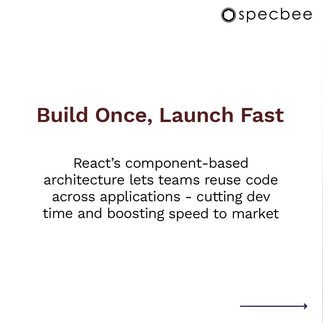 specbee's tweet image. From faster launches to shared mobile codebases and easy hiring, React keeps Fortune 500s moving fast.

👉 Swipe to see why React is every enterprise’s front-end favorite.

#ReactJS #DecoupledDrupal #FrontendDevelopment #DrupalDevelopment