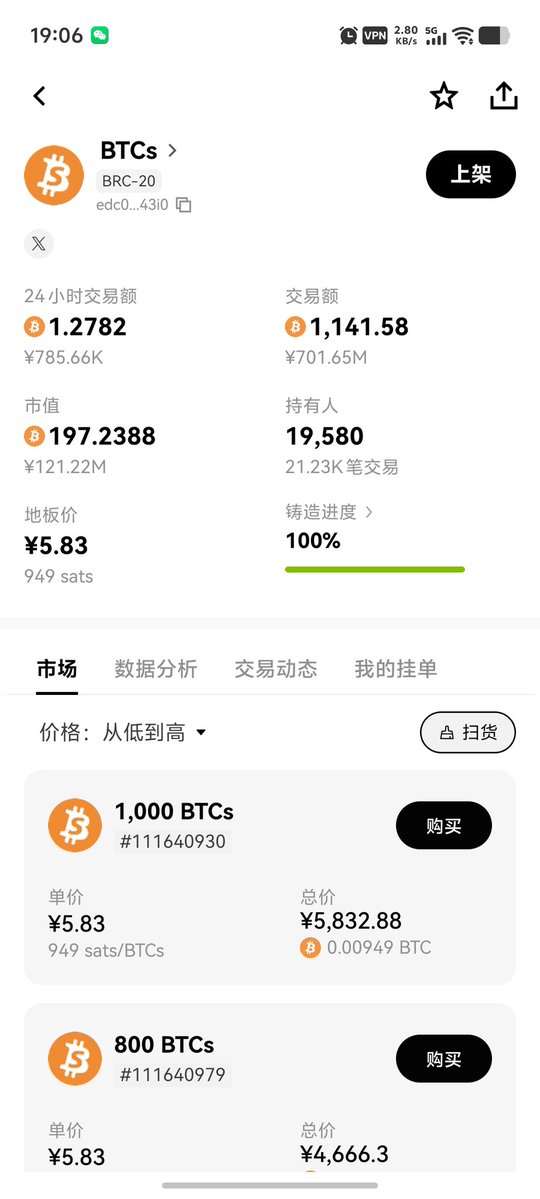 DavidLdwei's tweet image. $BTCs 是怎么了？🚀🚀🚀🚀🚀突然突突起来了！#BRC20