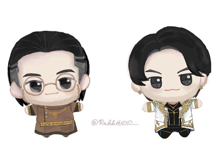 Rabbit1010_'s tweet image. 絵チャ産 🦖🐻‍❄️ぬい