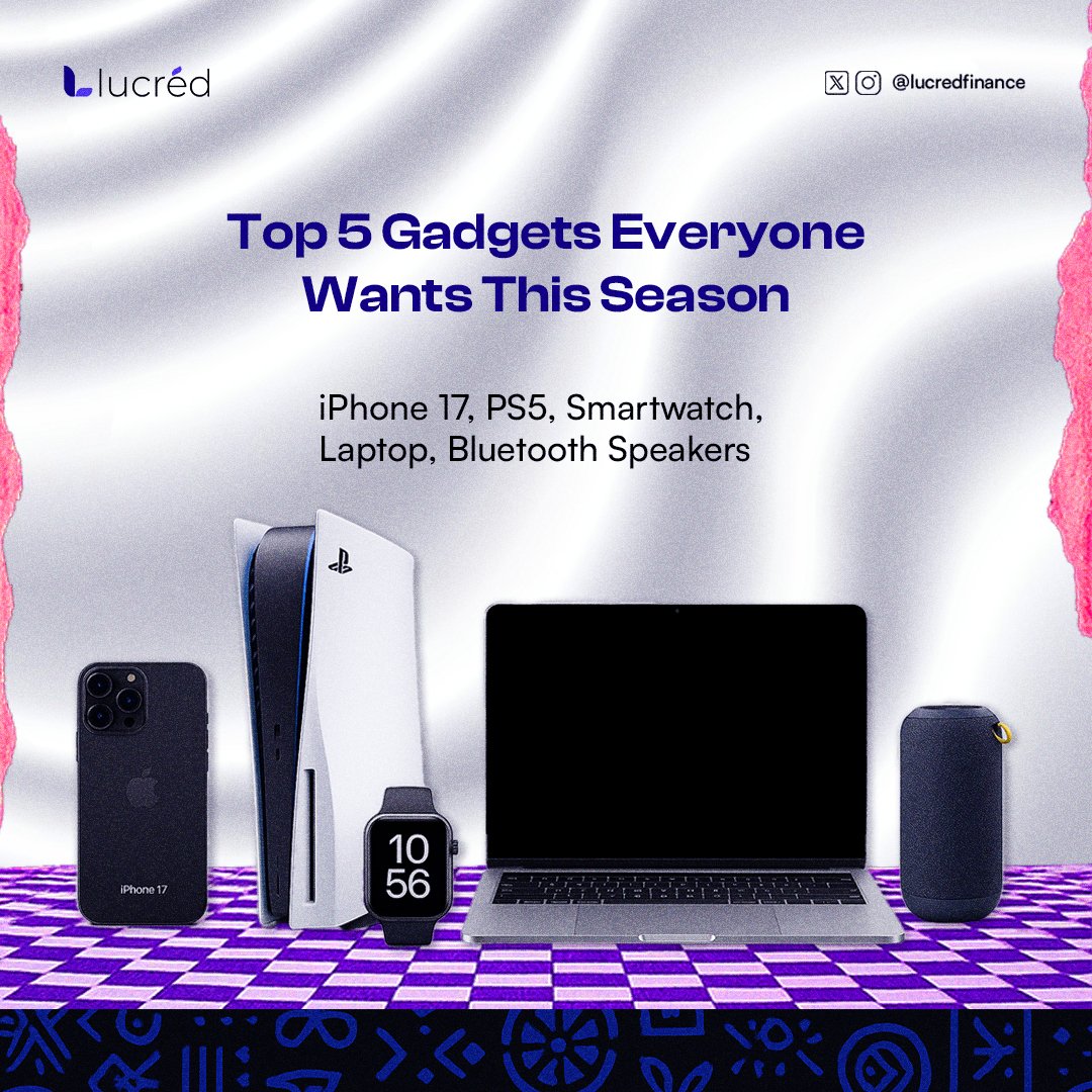 Big gadgets? Big plans? No worries.

Lucred gives you access to trusted merchants where you can shop your favourite devices and enjoy flexible credit payment.

iPhone 17, PS5, laptops, smartwatches… whatever you want this season, Lucred makes it possible.

#Lucred