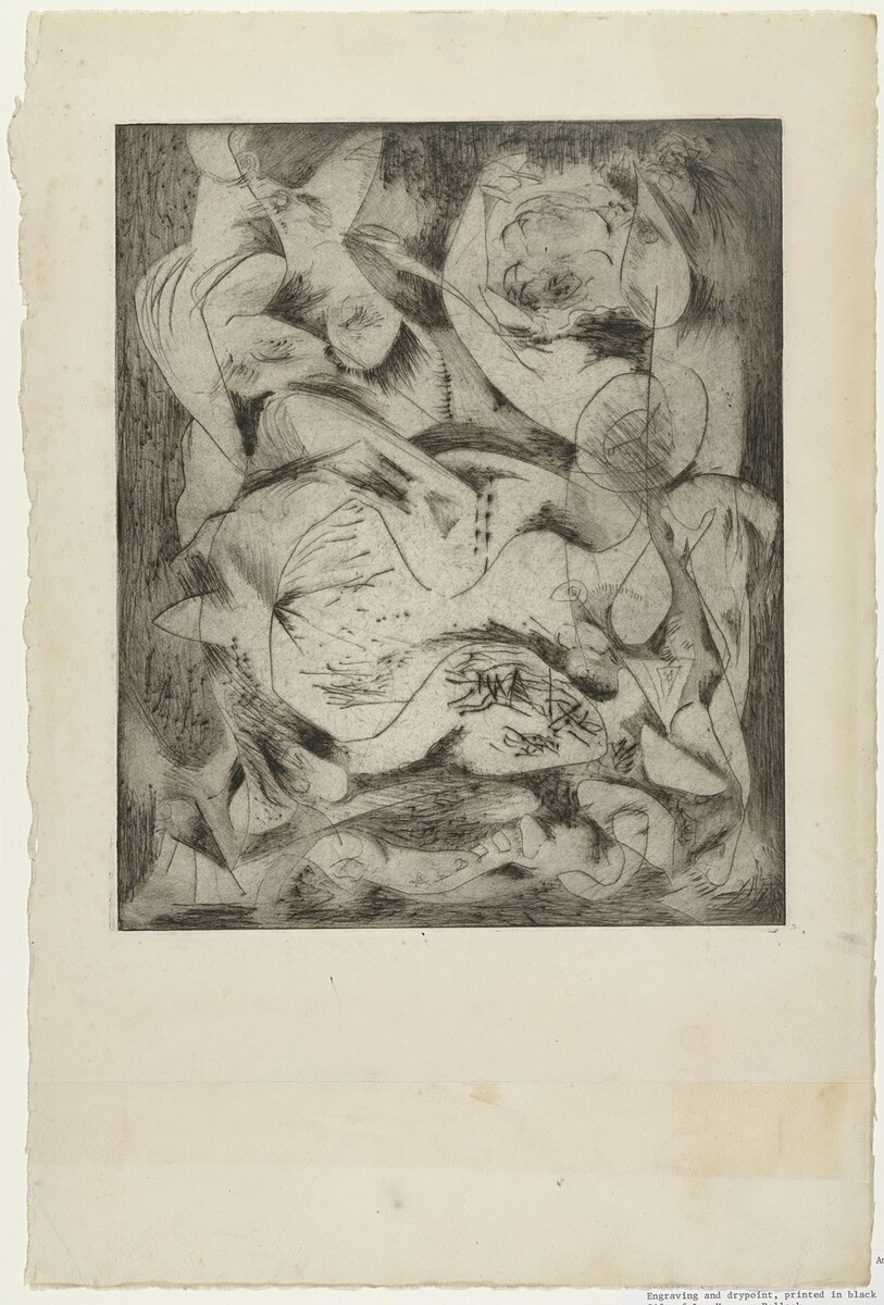 Untitled (2), state II of III #artbots #pollock