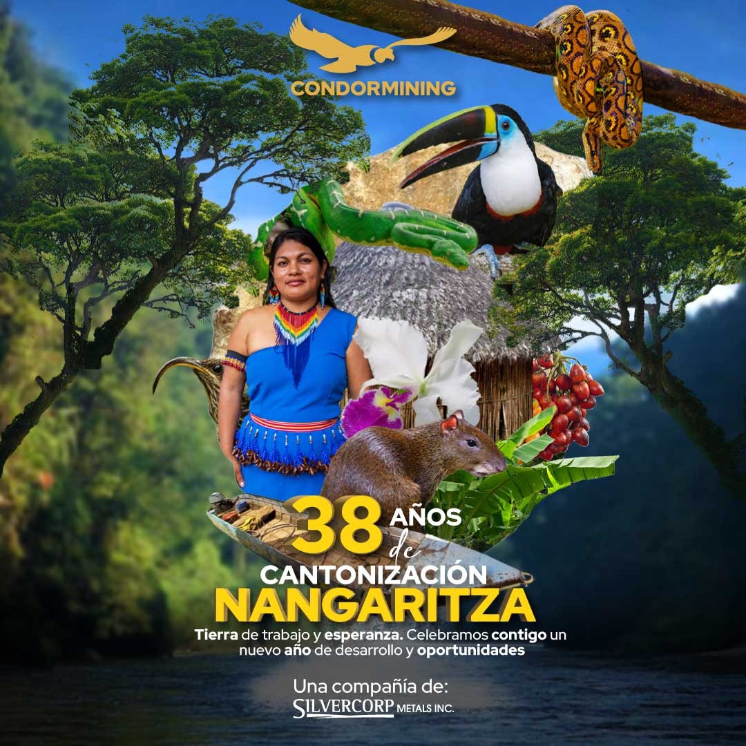 condormining's tweet image. 🎉 Hoy celebramos la cantonización de Nangaritza, una tierra que nos inspira con su fuerza, su cultura y su gente.

#Condormining #CantonziaciónDeNangaritza #ConstruyendoOportunidadesReales