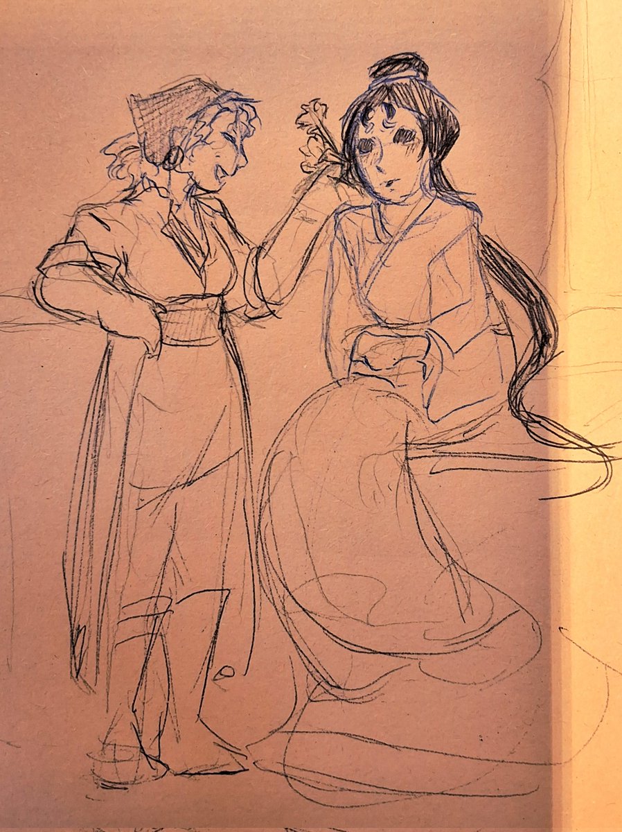 Eon_Lucen2810's tweet image. #idv #michiko #DemiBourbon 
Michidemi sketches