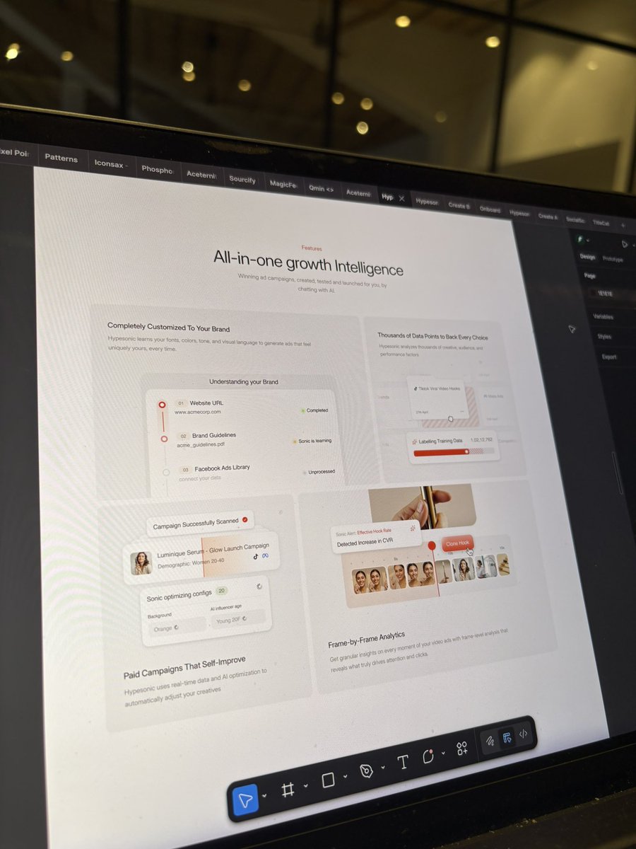 Designing for an AI Ad-gen platform