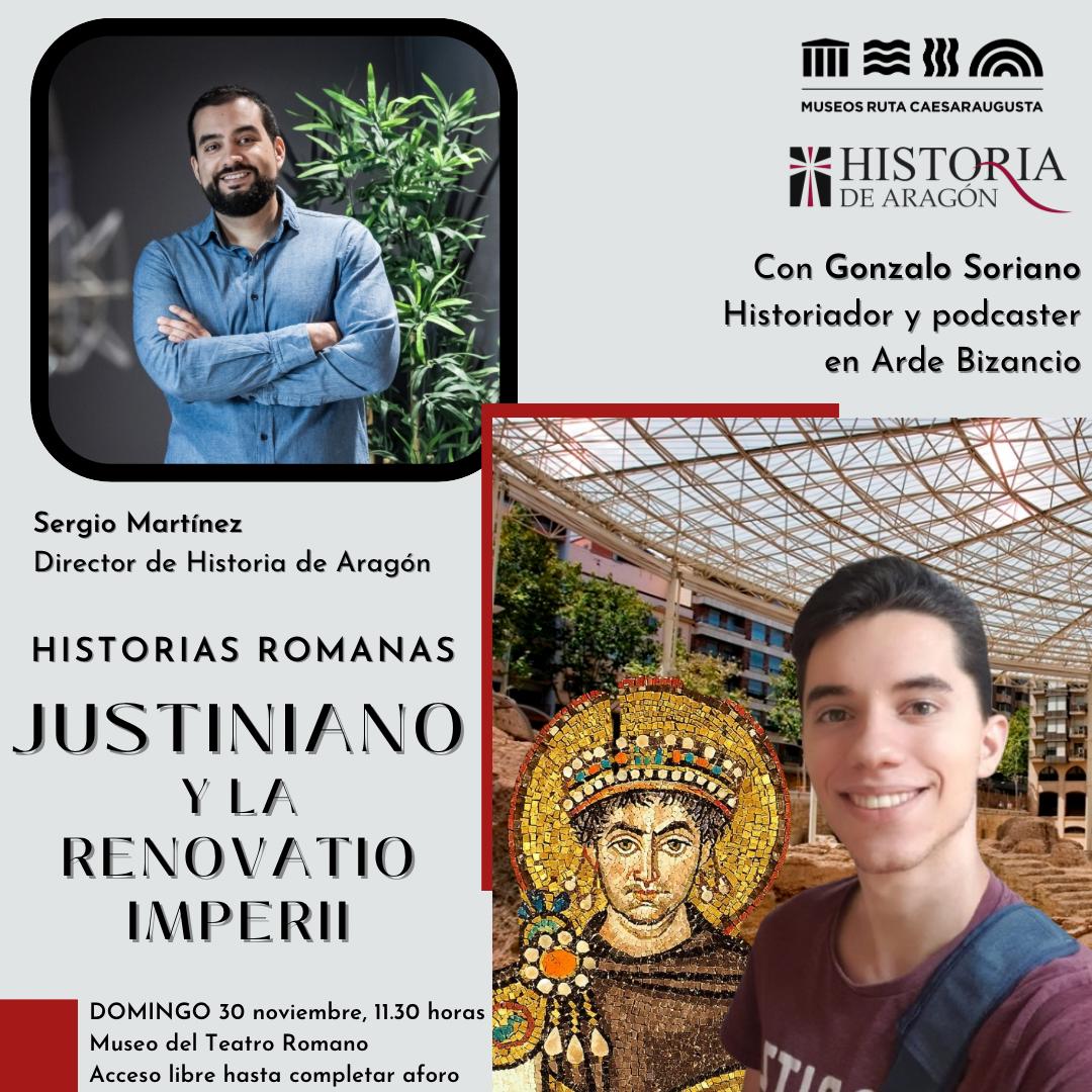 🔥¡Noticia!
🎙️Este domingo llega
la grabación del ep21 de
#HistoriasRomanas, podcast de los
Museos de la <a href="/zaragozaromana/">Museos Ruta Caesaraugusta</a> con #ArdeBizancio

Te esperamos el domingo 30 de noviembre, a las 11:30, en el Museo del Teatro Romano de #Zaragoza.

📌Acceso libre hasta completar el aforo.