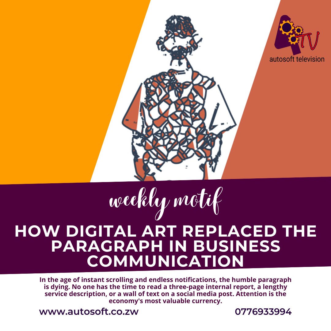 Autosoftzw's tweet image. Paragraphs are dead. 💀 Design is the new speed limit. Read our new Motif article on how the 5-Second Summary saves your business time and boosts retention. Need a better visual system? Talk to Autosoft. 👇 autosoft.co.zw/blog-details.p…  #DesignTips #Infographics #ContentStrategy