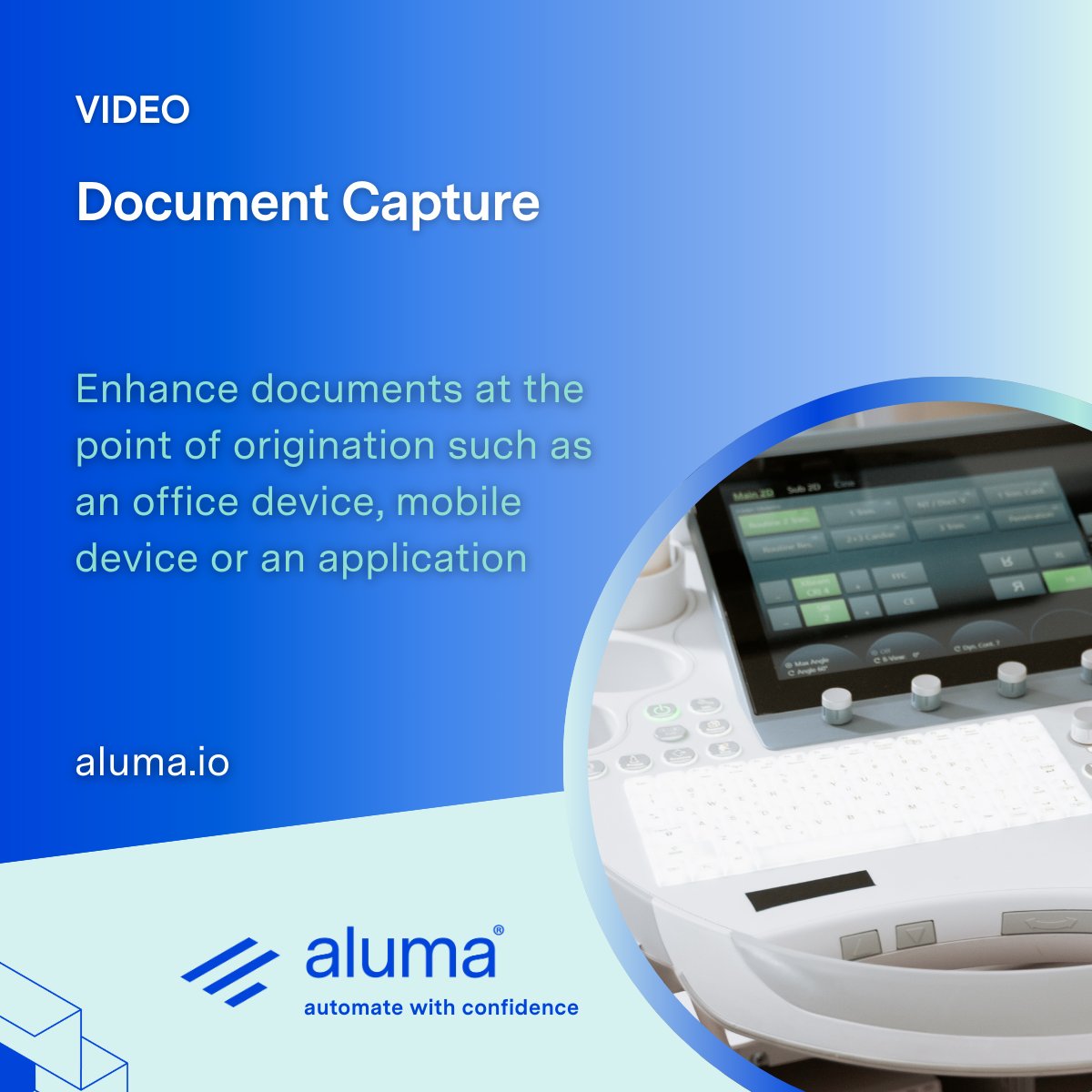 aluma_io's tweet image. 🎥Aluma can be used at the #documentorigination point to enhance the document before it continues its way on its journey to a #businessprocess or storage. #documentintelligence

bit.ly/3dmaO7l

To view the full webinar, register here: bit.ly/3qCwPE8