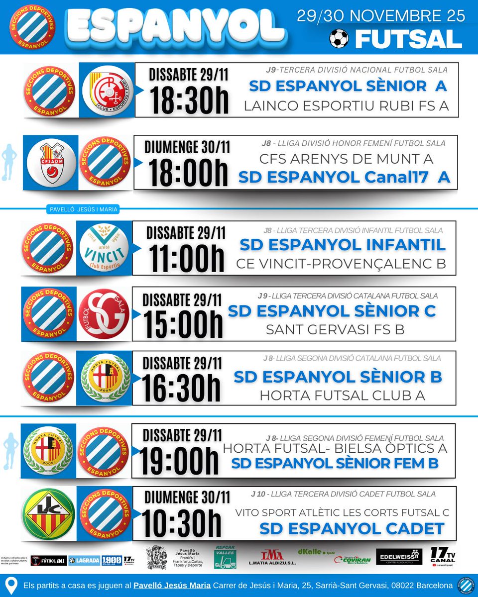 Futsal Espanyol tweet media