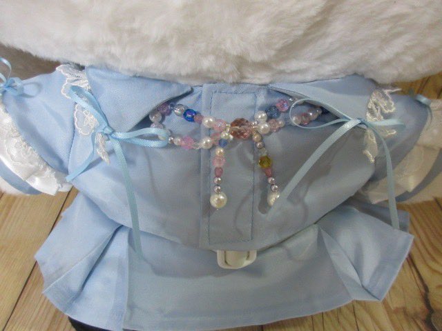 su822takaneko's tweet image. #涼海すう生誕祭2025 
④記念品
すうちゃん色のアイドル衣装を身にまとったシナモンくん
抱きしめることだできる大きなサイズです。

#涼海すう
#高嶺のなでしこ