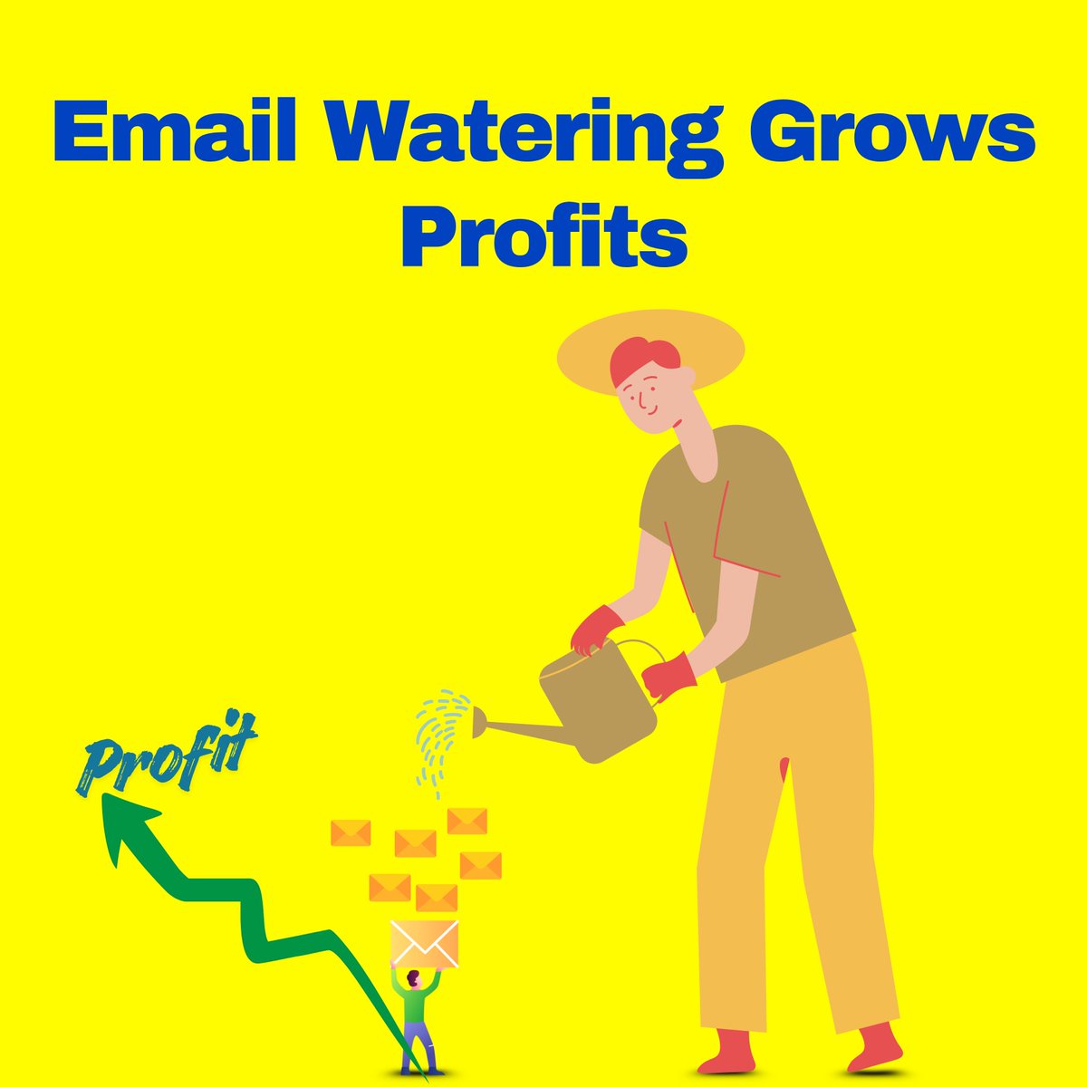 Boldinbox_'s tweet image. &quot;Email watering grows profits&quot; isn&apos;t just a cute metaphor-it&apos;s exactly how successful email marketing works! This cheerful illustration perfectly captures the nurturing process that turns subscribers into revenue.

#EmailDesign #Boldinbox #EmailMarketing #marketingtips #marketing