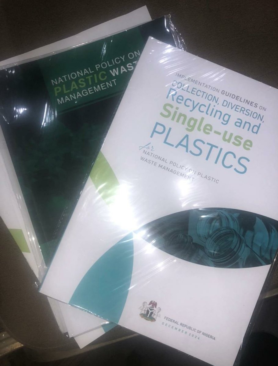 Trashpays's tweet photo. Trashpays Team represented at the Stakeholders seminar on Implementation guidelines for National Policy on Plastic Waste Management in Nigeria 🇳🇬

Organized by UNIDO, Federal Ministry of Environment, and Government of Japan.

Trashpays supports a cleaner, greener Nigeria! 🌟" https://t.co/Bi6EL1Mxut