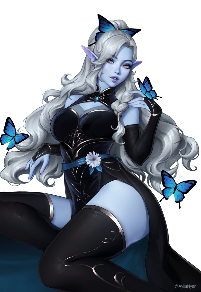 AylisNyang's tweet image. QRT with your blue art 💙💙💙