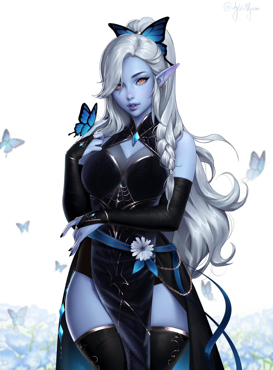 AylisNyang's tweet image. QRT with your blue art 💙💙💙