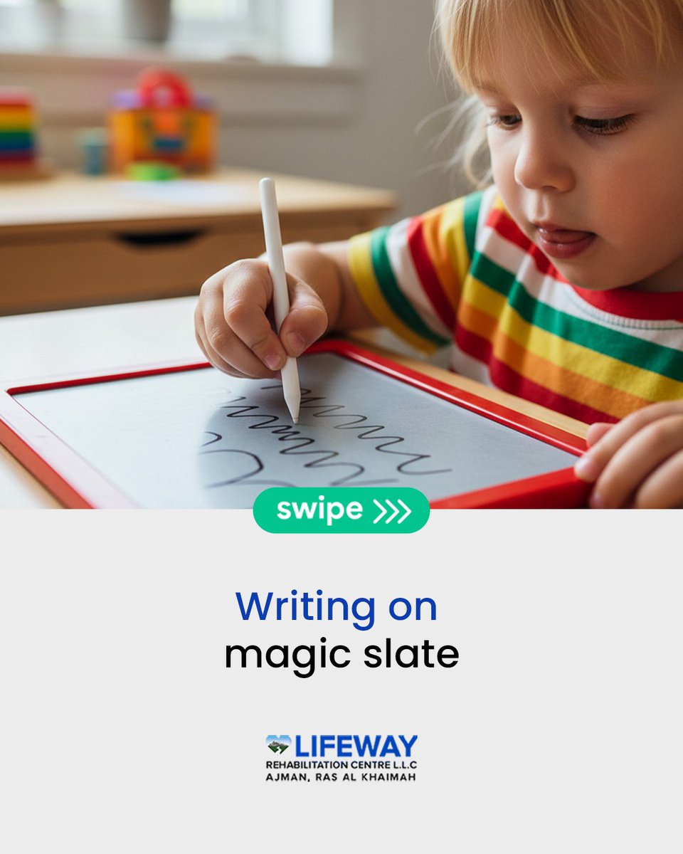 LifewayAjman's tweet image. We have listed out some easy hacks to prepare your child who is reluctant to do tasks that involve writing (Part 1)

#parentingtips #childdevelopment #motorskillsdevelopment #writingskills #parentinghacks #earlylearning #occupationaltherapy #lifewayrehabuae