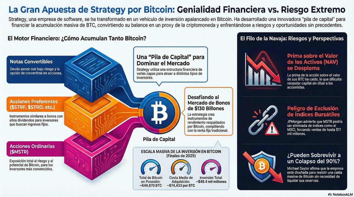 Axel_Mnvn's tweet image. Estoy realizando un artículo sobre @Strategy que publicaré hoy.

Os dejo aquí una infografía muy visual que he hecho con Notebooklm.