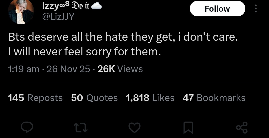 imsrmylost's tweet image. O Stray kids merece todo o ódio que recebe, não me importo.

Nunca sentirei pena deles.