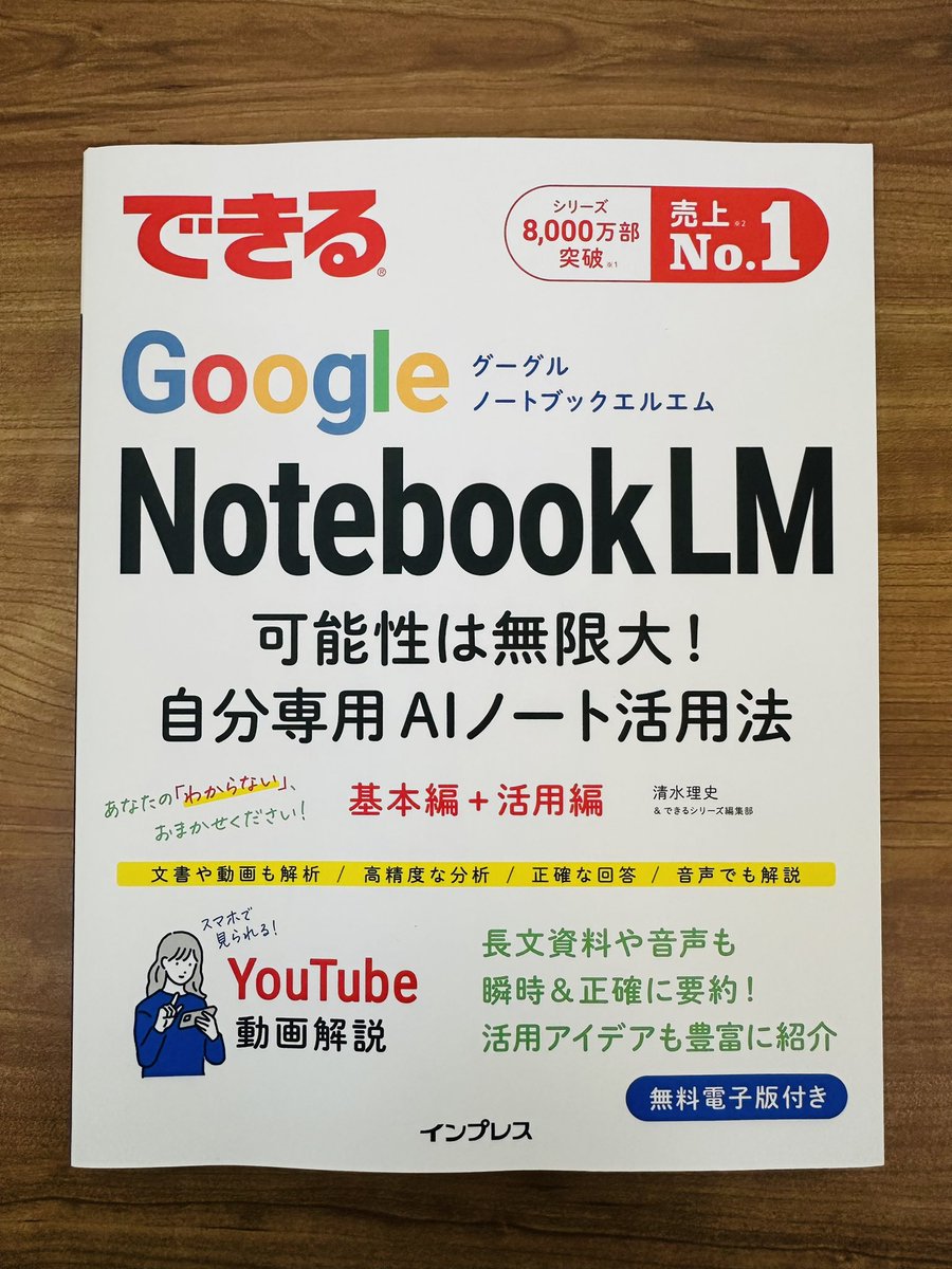 biyoriceo's tweet image. 今話題の「NotebookLM」の解説本。

最新のインフォグラフィックやスライド資料は載ってないけど、基本を学ぶには十分です。