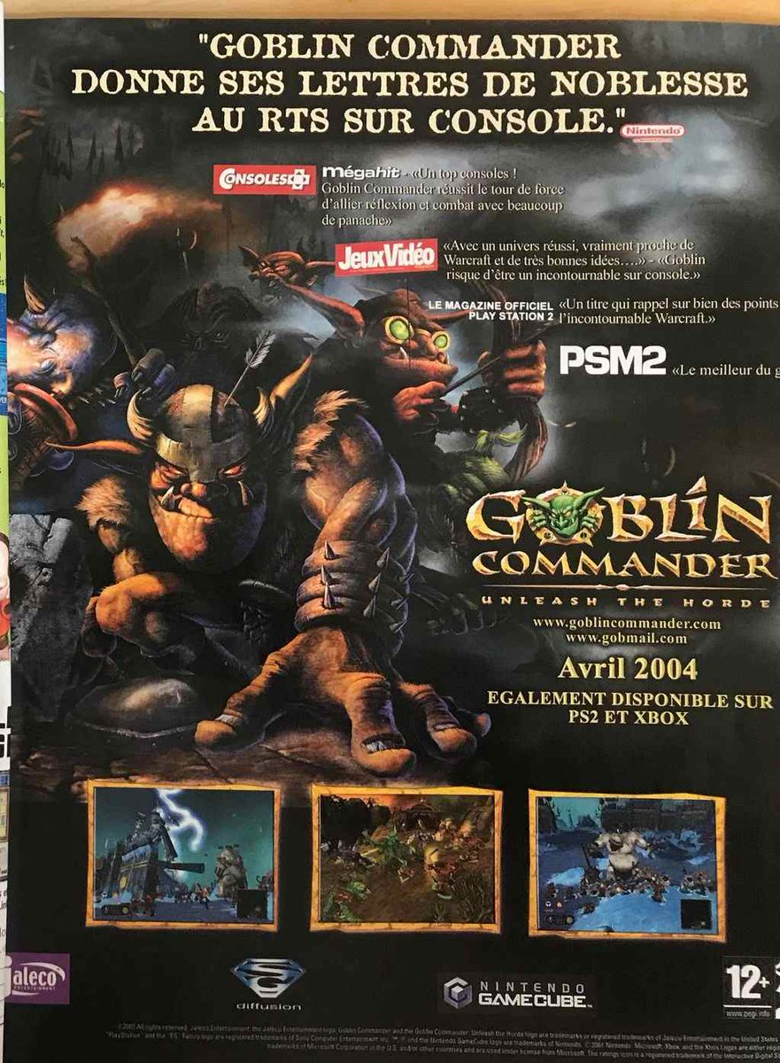 AllmightoFranky's tweet photo. La publicité papier du jour spécial #GameCube,bonjour!Pubs dans les pages du #NLMO de début 2004!Aujourd'hui #FinalFantasy Crystal Chronicles,#007quiiteOuDouble,#GoblinCommander et #RogueOps!! #retro #retrogaming #oldschool #culturepub #2000s https://t.co/Iz4FjYUpDs