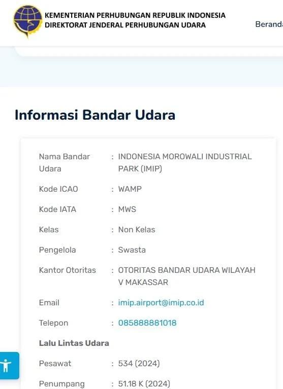 GerryS's tweet image. Buat yang masih mengira bahwa bandara IMIP/Morowali masih merupakan bandara ilegal liar dan tak berijin... 🙄🙄🙄

Yuk, kita luruskan dengan fakta!
Berikut keterangan yang saya berikan ke media yang menanyakan seputar kabar aneh gak jelas yang satu ini:

1. Bandara IMIP merupakan…