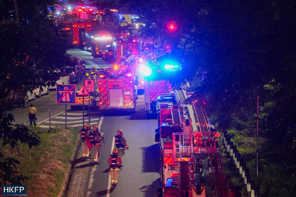 UPDATE: The Fire Services Department raised the alert for the deadly Tai Po blaze to a No. 5 alarm - the highest - at 6:22pm. As of 6pm, five people are dead, three are in a critical condition, one in a serious condition and one in a stable condition. Full updates: