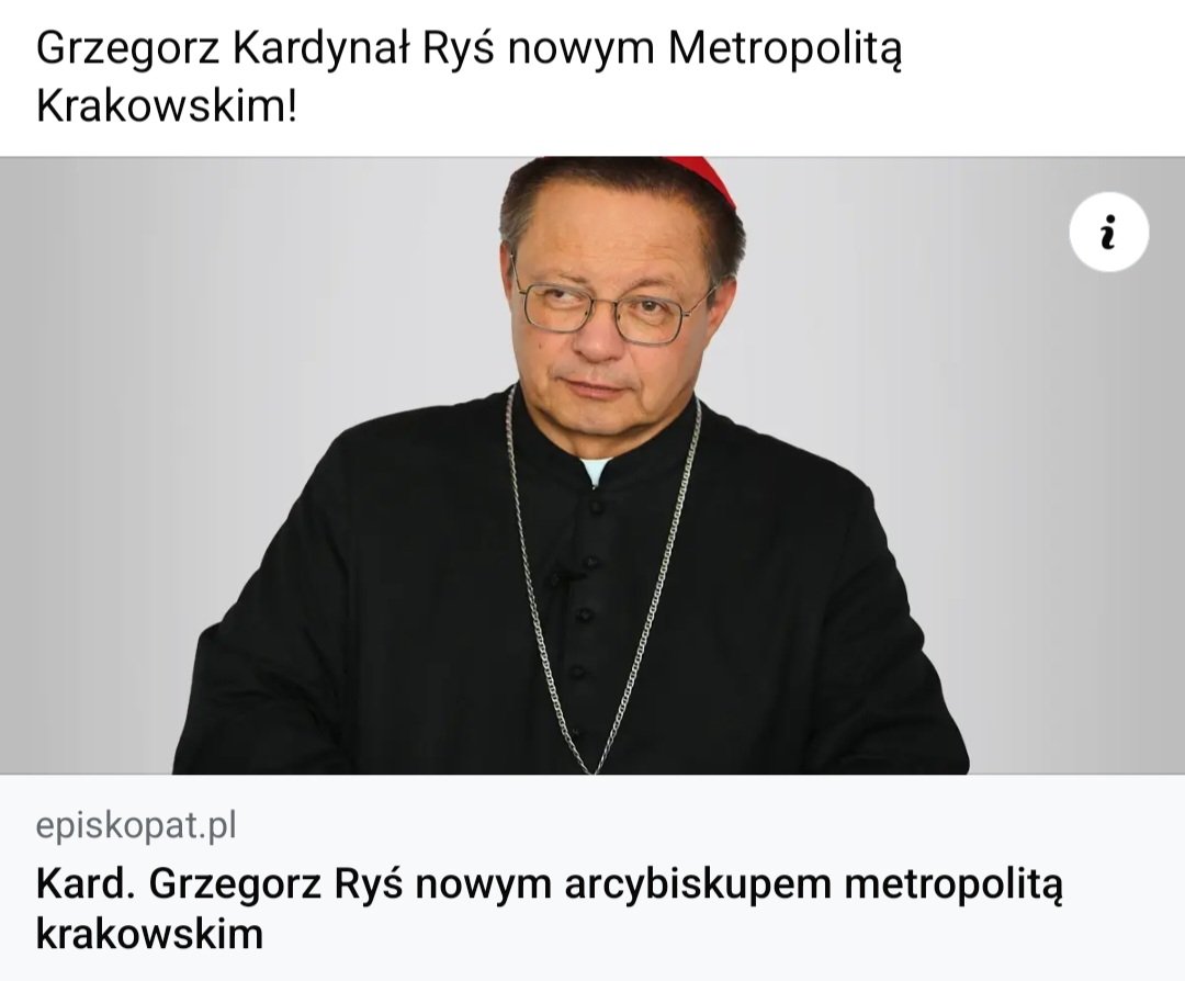 Współczuję wiernym Archidiecezji Krakowskiej. 
Przykre, że jedna z bardziej konserwatywnych diecezji w Polsce dostaje jednego z najbardziej liberalnych biskupów, który zamiast nauki katolickiej woli głosić chwytliwe medialnie bzdury.
Tylko czekać, aż pałac przeniesie na Kazimierz