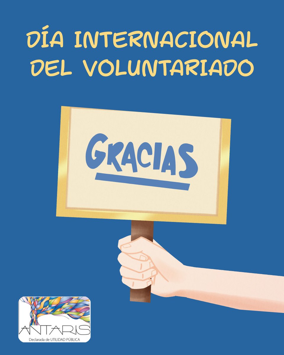 💙 Hoy, 5 de diciembre, celebramos el #DíaInternacionalDelVoluntariado 🙌
Gracias a todas las personas voluntarias, nuevas y veteranas, por transformar realidades con su tiempo y dedicación.
📅 Formación presencial: 17/12, 17:00-20:00, Dos Hermanas.
#Voluntariado #SoyANTARIS