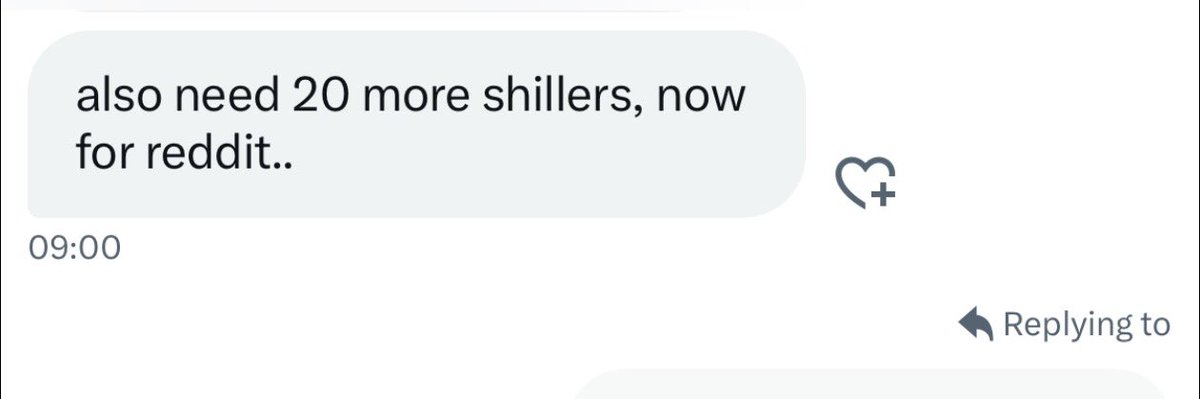 Senpai_o1's tweet image. 20 more shillers needed

but for reddit

indicate in comments or tag anyone you know