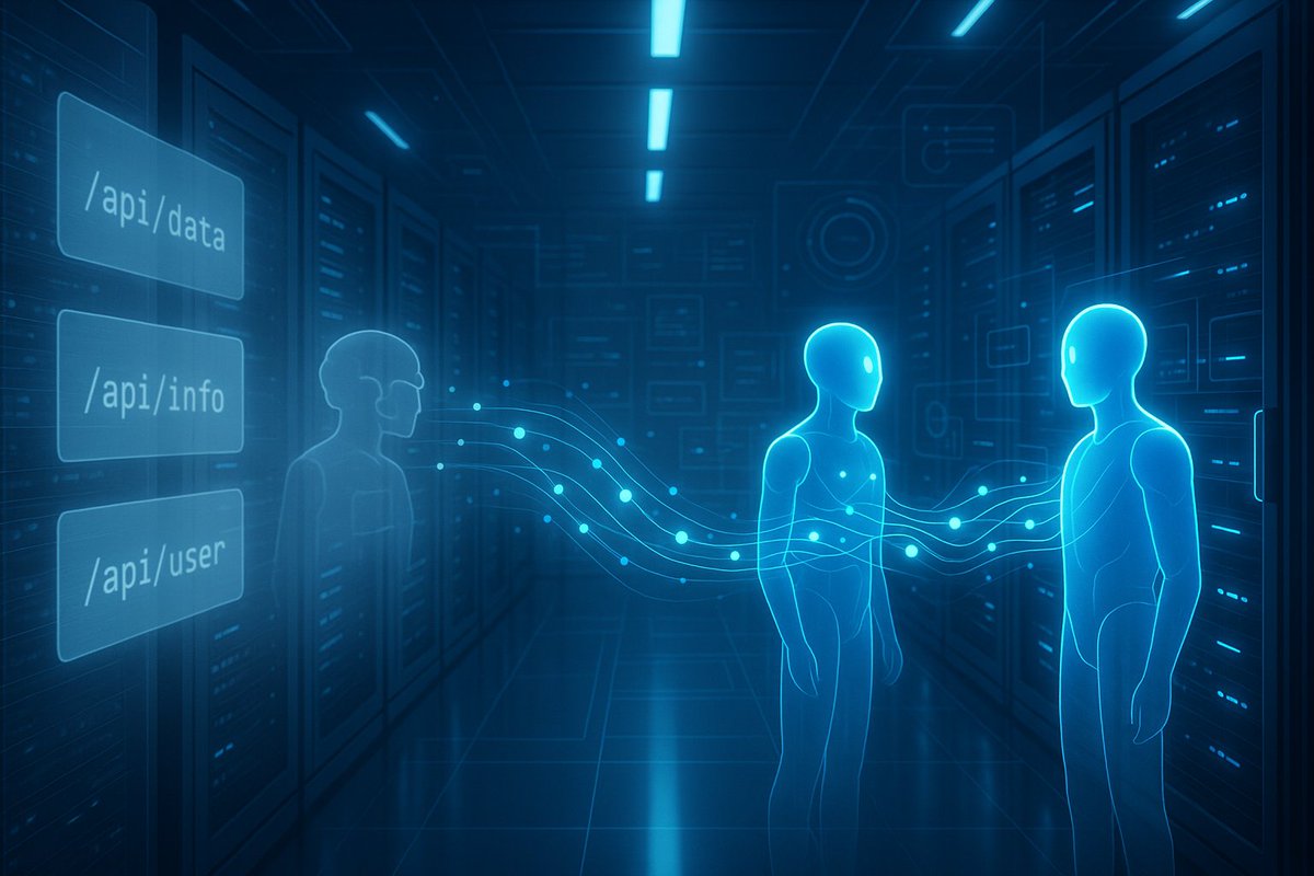 KatharosT's tweet image. Are we entering the final phase of traditional APIs?
AI agents are moving beyond REST and GraphQL, shifting from endpoints to intent.
The future isn’t better APIs. It’s systems that think.
#AI #APIs #MLOps #Tech2025 #Developers