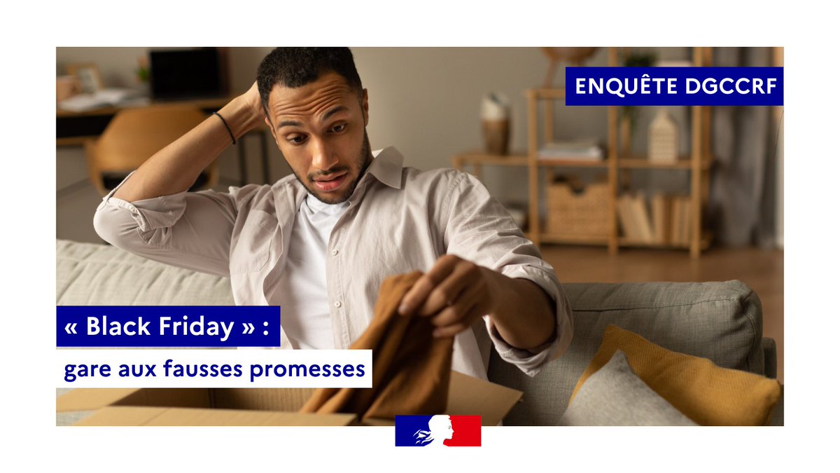 dgccrf's tweet image. 🔎Black Friday | Nos dernières enquêtes sur le sujet soulignent notamment que toutes les promotions ne sont pas vraies, que les avis publiés en ligne ne sont pas toujours fiables et que les sites de dropshipping ne tiennent pas toujours leurs promesses
👉bit.ly/44nCSCw
