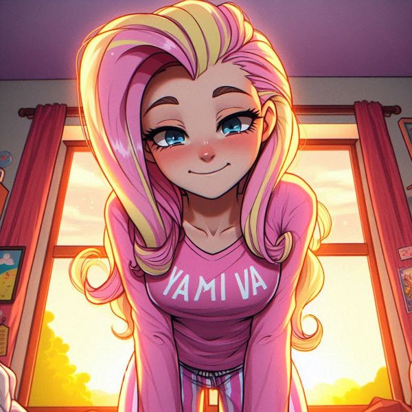 YAMIVA_'s tweet image. 😳💦
#fluttershy #aivideo
