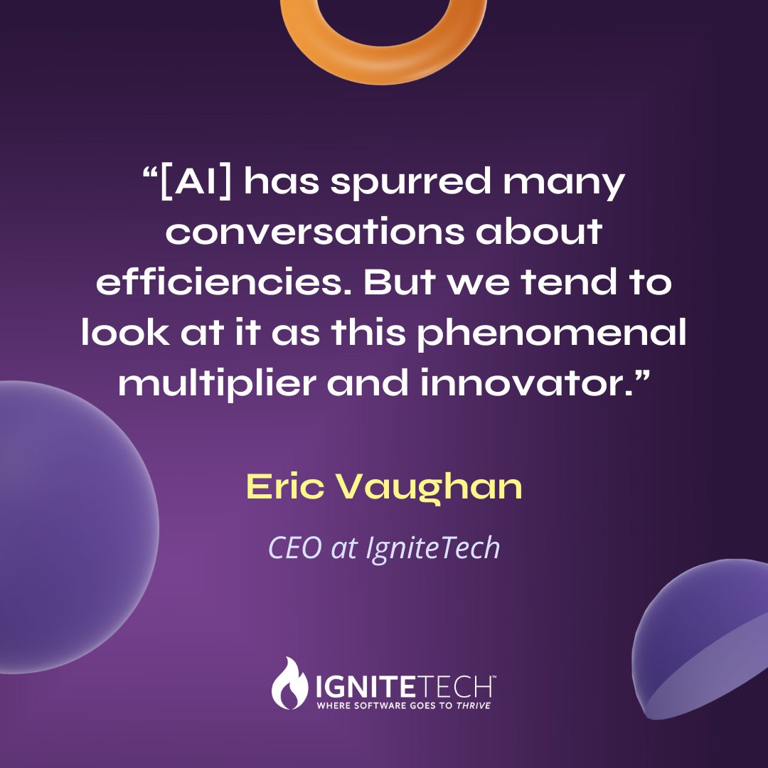 IgniteTech's tweet image. Most AI talk stops at efficiency. On the Product Led Growth Leaders podcast, @TheGenAICeo explains how AI works as a multiplier and innovator at #IgniteTech: experimentation is part of the job, rote work goes to AI, and teams ship products faster.

#AIImplementation #AIAdoption