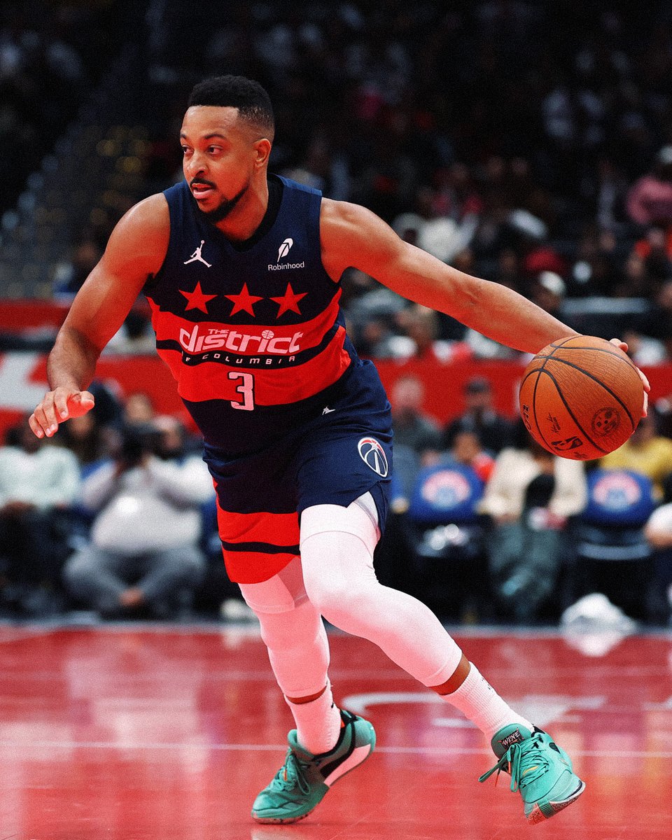 Last night, CJ McCollum became the first player in @WashWizards franchise history with 45+ PTS and 10+ 3PM in a game! 🪄  