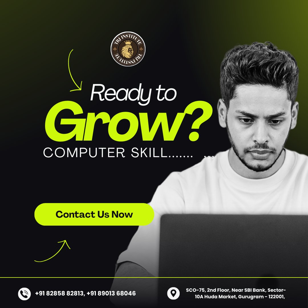 Tbj_Institute05's tweet image. #ComputerTraining #MSOffice #AdvancedExcel #MSWord #PowerPoint #MSPaint #Programming #CProgramming #CPlusPlus #PythonTraining #JobReadySkills #LearnCoding #ComputerCourses 
Phone: +91 82858 82813, +91 89013 68046
📍 SCO-75, 2nd Floor, Near SBI Bank, Sector-10A, Huda Market