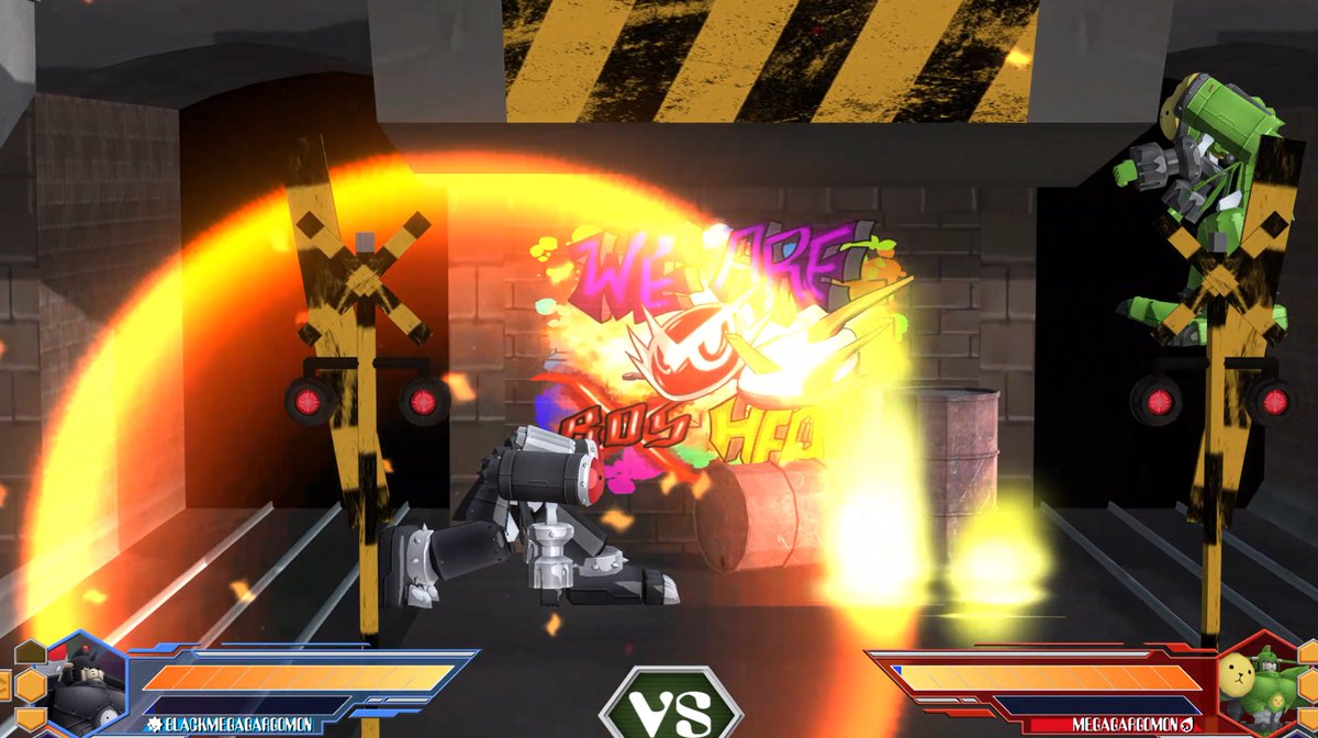 DRA_Remake's tweet image. BlackMegagargomon is a password character with a lot of punch packed behind them. They crank the original&apos;s firepower up to 11, bomb wrong with a comical amount of weapons from all over its body, erecting barriers, and throwing a storm of tracking missiles.

#projectdigimon