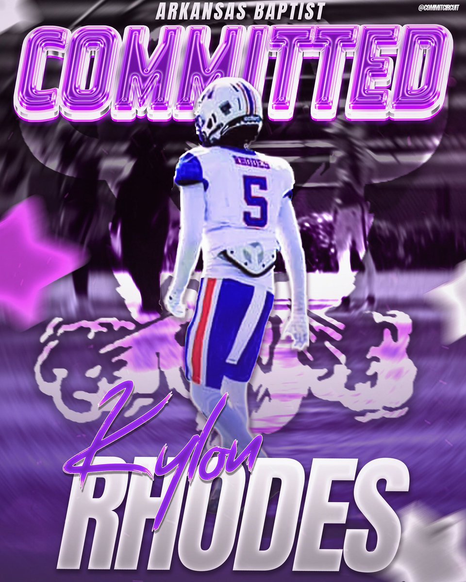KRhodes179's tweet image. Blessed to be able to say I’m committing to Arkansas baptist #Committed @1WarhawkJones @CoachPollard36 @LJ16_ @GeorgiaWarhawks @abc_football