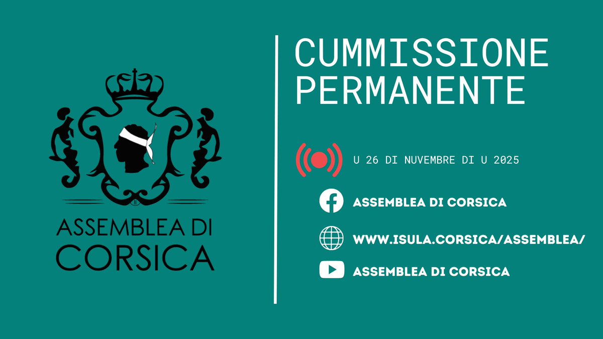 Suivez en direct la réunion de la Commission Permanente isula.corsica/assemblea/Cons…