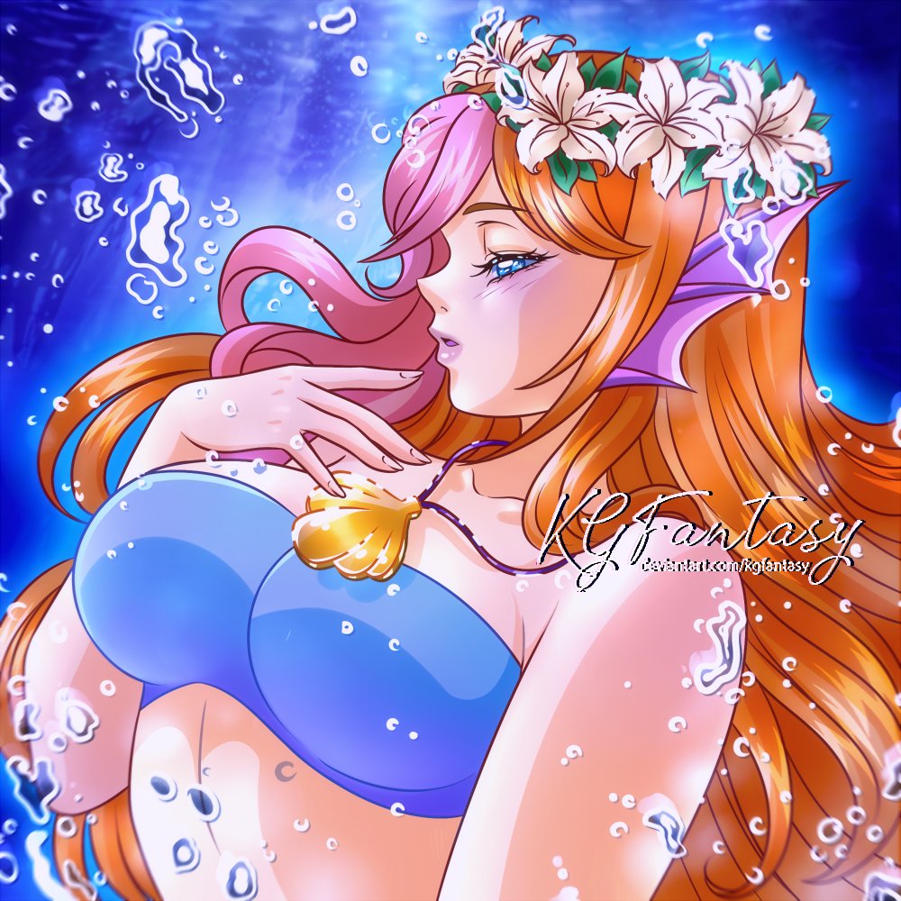 KGFantasyKG's tweet image. One more mermaid portrait commission — meet beautiful Amy! 🐚💖

Hope you like our new artwork ✨

#mermaidart #digitalart #animeart #commissionwork #mermaidmelody