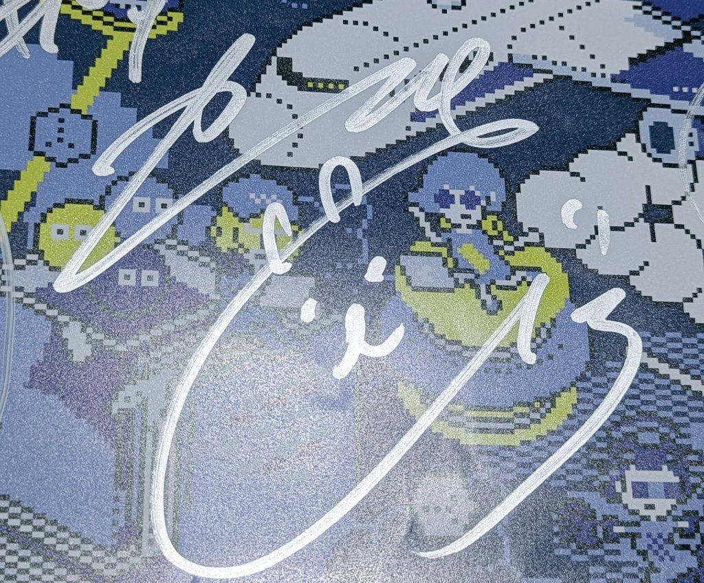 NIGHT HIKEのサイン入りポスター！それも参戦した（欲しかった）2日目