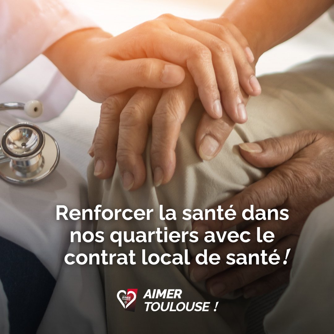 Aimer_Toulouse's tweet photo. @Toulouse @JLM_Toulouse [#CMToulouse] Le programme d’actions 2026-2027 du Contrat Local de Santé est adopté.

Co-construit avec l’ARS et les partenaires du territoire, il répond aux besoins des quartiers et renforce les actions locales pour améliorer la santé de tous. https://t.co/AVkTfv77uk