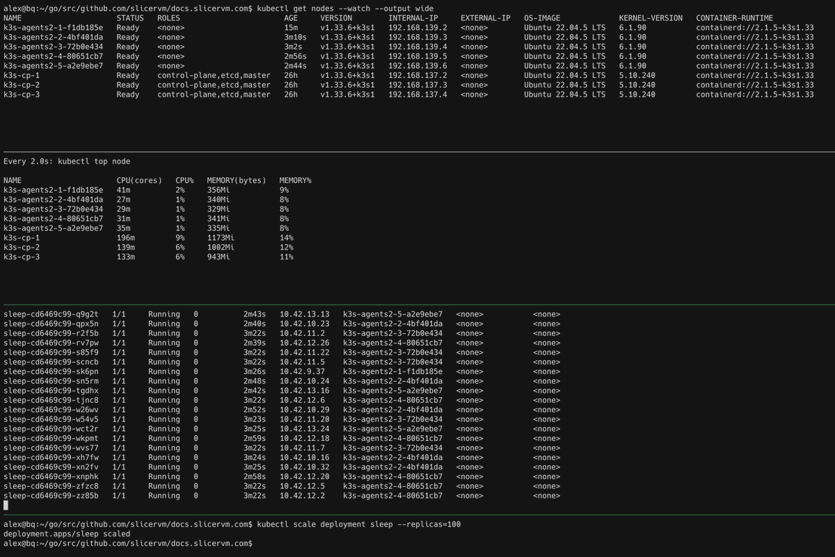 alexellisuk's tweet image. Full tutorial released - Cluster Autoscaler running with self-hosted K3s and Slicer / Firecracker on bare-metal.

#homelab #selfhosted #k3s #microvm 
docs.slicervm.com/examples/autos…