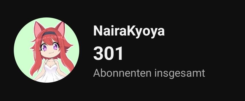 Danke für 300 Abonnenten auf <a href="/YouTube/">YouTube</a> 💚