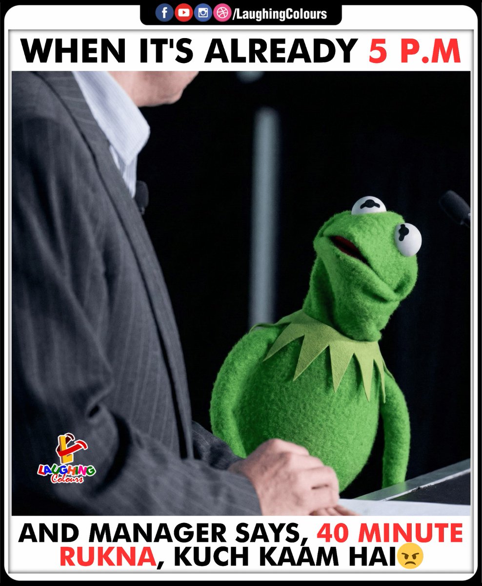 LaughingColours's tweet image. Office pain hits hard 😤

#WorkLife #OfficeHumour #RelatableMeme #CorporateLife #DailyStruggles #FunnyMemes