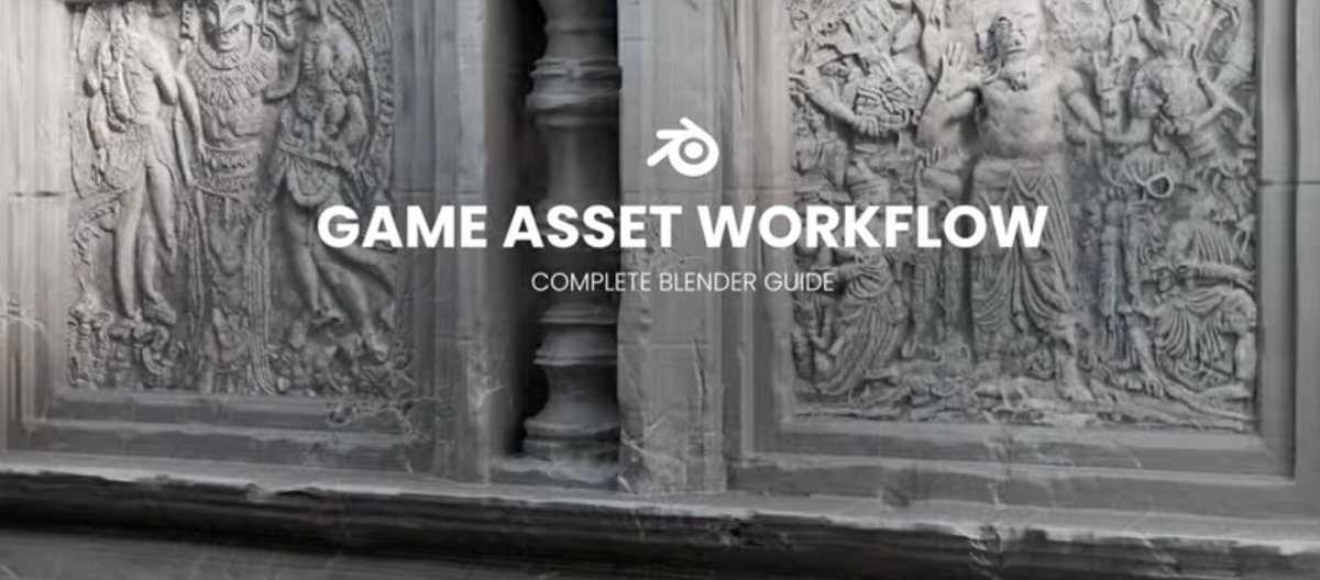 superhivemarket's tweet image. If you know Blender basics and want to break into game art, this is your path:

Model → sculpt → texture → UV → optimize → export — all in one guided workflow.

Say hello to &quot;Game Asset Workflow&quot; course by @ShrimpCreative 🦐👇