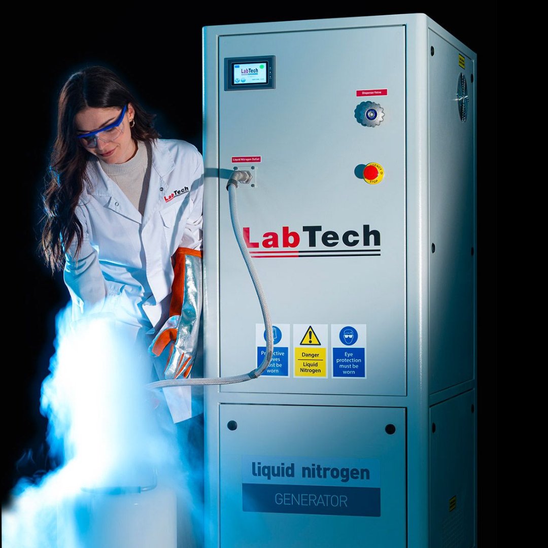 Gulfbiogroup's tweet image. Take control of your lab’s liquid nitrogen supply with the LabTech LNG10 Liquid Nitrogen Generator designed to produce high-purity liquid nitrogen on-site, on-demand.

Know More: gulfbioanalytical.com/detail/liquid-…

#LabTech #LiquidNitrogenGenerator   #LabEfficiency #GBA