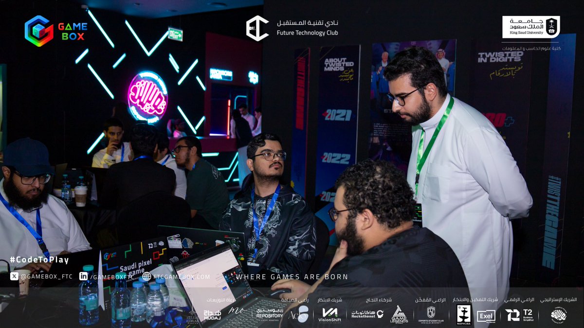في يومنا الثاني من هاكاثون #GameBox شهدنا ورشة ثرية حول دورة حياة تطوير الألعاب (SDLC) قدّمت للمشاركين خطوات ممنهجة تساعدهم على بناء ألعابهم بوضوح وتنظيم. وبعد الورشة، واصل المتسابقون تقدّمهم، واتضحت ملامح مشاريعهم وسط جو تنافسي يعكس شغفهم وحماسهم في هذه الرحلة! 🚀
#CodeToPlay