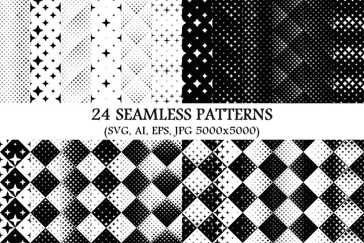 DavidZydd's tweet image. 24 Seamless Monochrome Star Patterns creativefabrica.com/product/24-sea… #DavidZyddVectors  #BlackAndWhitePattern #MonochromeBackground #VectorPatterns #BackgroundSeamless #RepetitivePatterns #SeamlessStarPatterns #Geometry #PatternMonochrome #RepeatPatterns #PatternBlackAndWhite