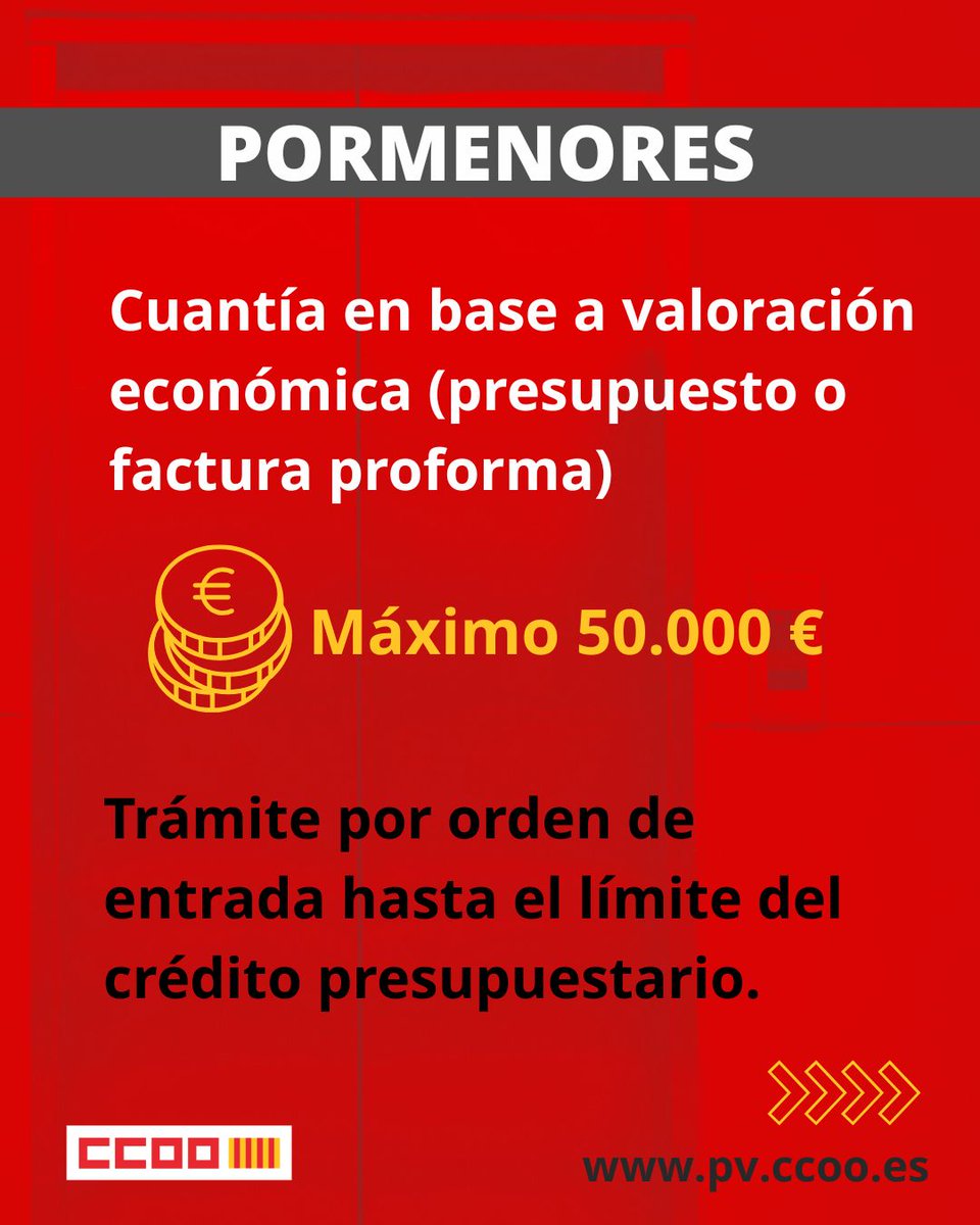 ccoopv's tweet photo. #CCOOPVInforma
📣AYUDAS para reparar o cambiar ASCENSORES dañados por la dana (personas con discapacidad (movilidad reducida) o dependencia II y III )
📆 Hasta el 20 de febrero de 2026
🔗 https://t.co/UBMJQi10Jg
📧 politicasocial@pv.ccoo.es
📲 963 882 100 https://t.co/cpc4NOEBBN