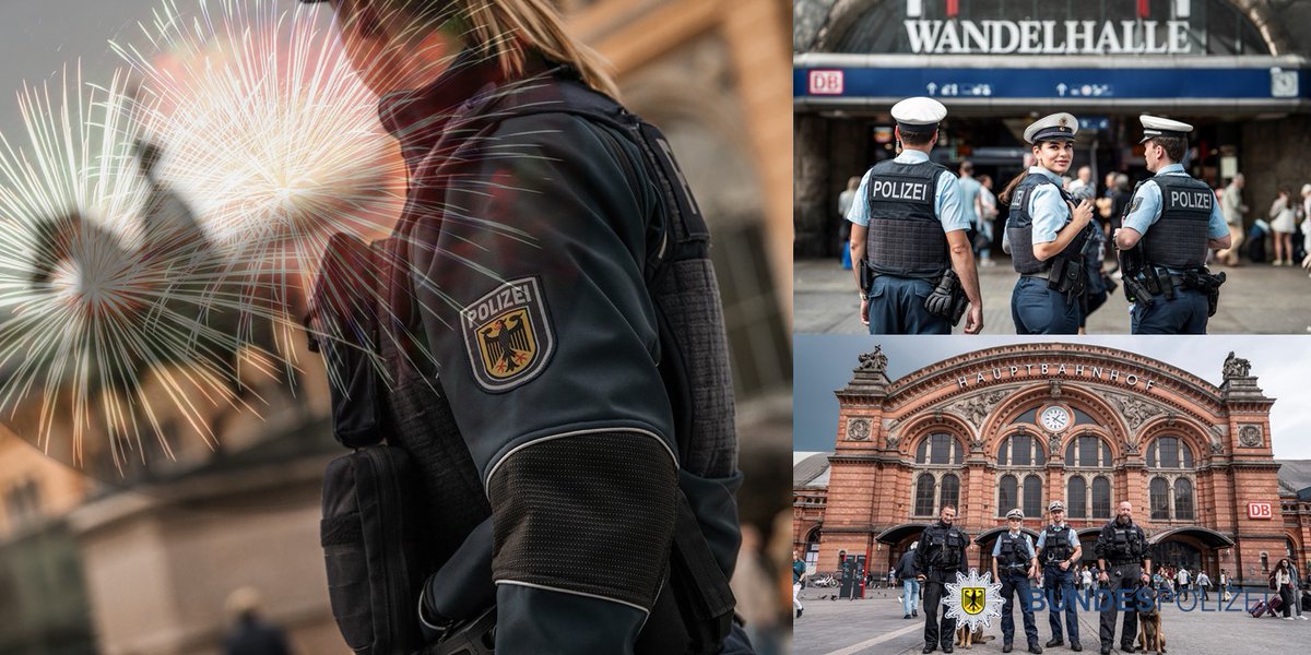 🚨🎆UPDATE: Die #Allgemeinverfügungen in den #Hauptbahnhöfen #Hamburg, #Bremen und #Hannover sowie in weiteren Bahnhöfen in HH werden verlängert.
H: presseportal.de/blaulicht/pm/7…
HH: presseportal.de/blaulicht/pm/7…
HB: presseportal.de/blaulicht/pm/7…
➡️: bis zum 31.12.25
⚠️: Pyro Silvester/Neujahr