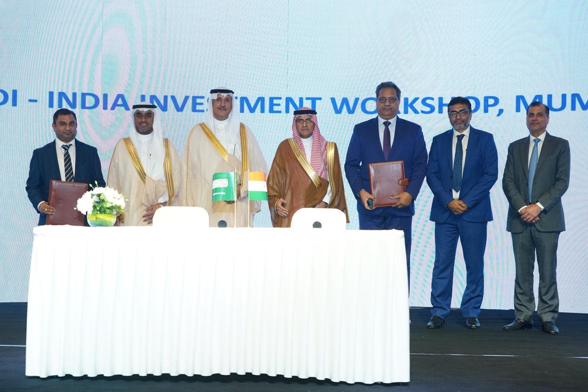 steagindia's tweet image. We are pleased to announce that STEAG Energy Services India and Alfanar Engineering Services have signed an MoU for joint cooperation in the Kingdom of Saudi Arabia and the wider Middle East.
#InfrastructureDevelopment #GlobalCollaboration #EngineeringServices #CIIEvents